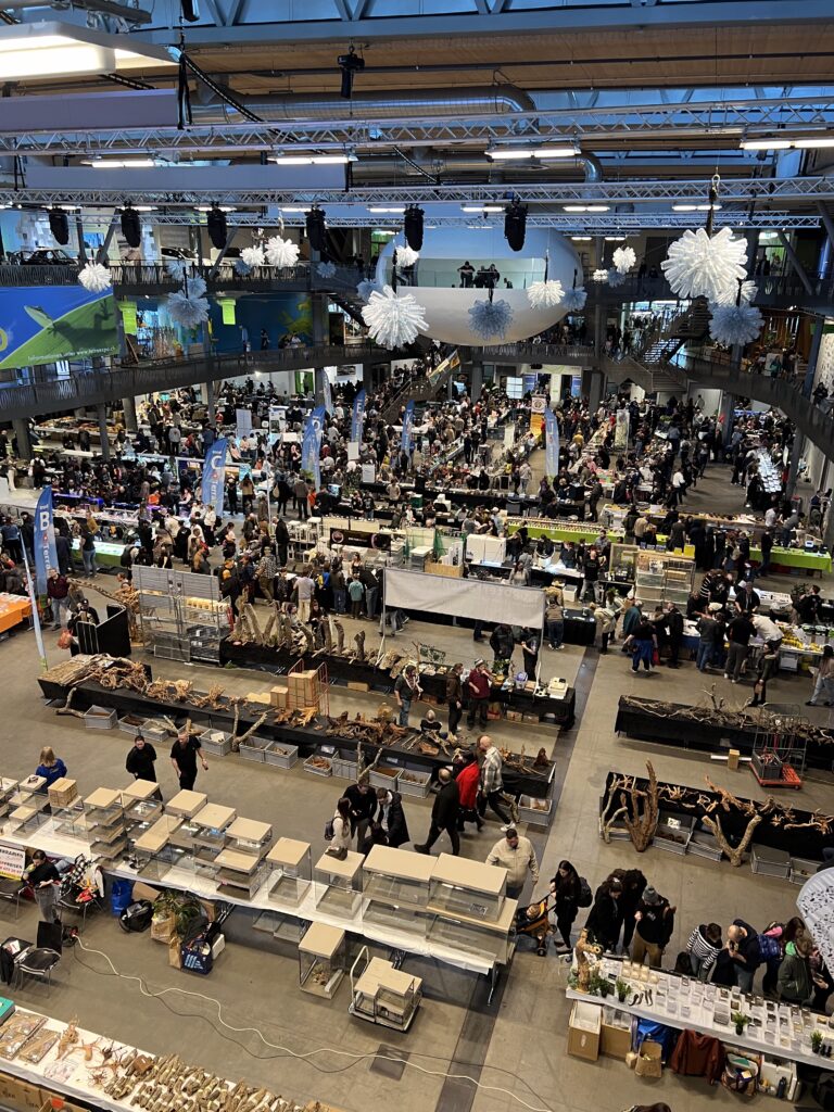 Une vue plongeante sur TerraExpo et ses 3000 mètres carrés d'exposition